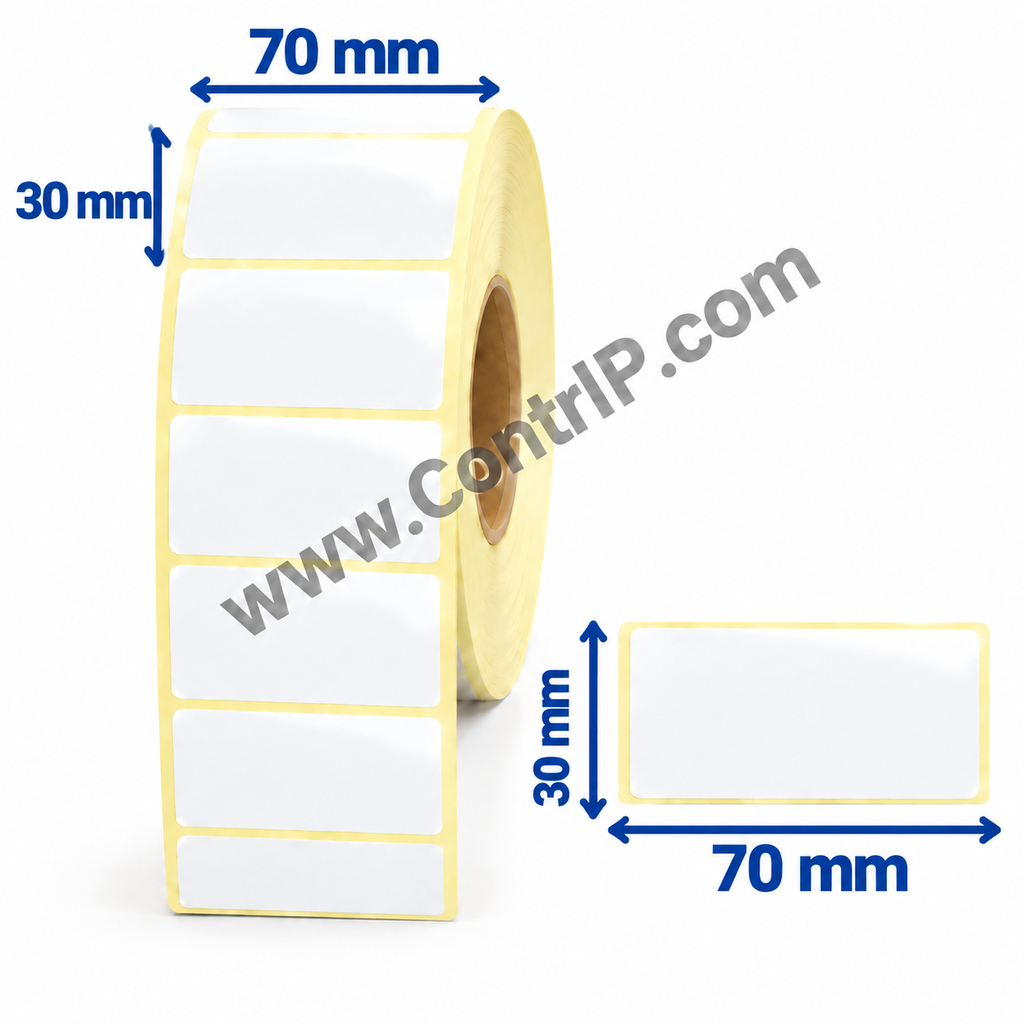 لیبل کاغذی سایز70×30