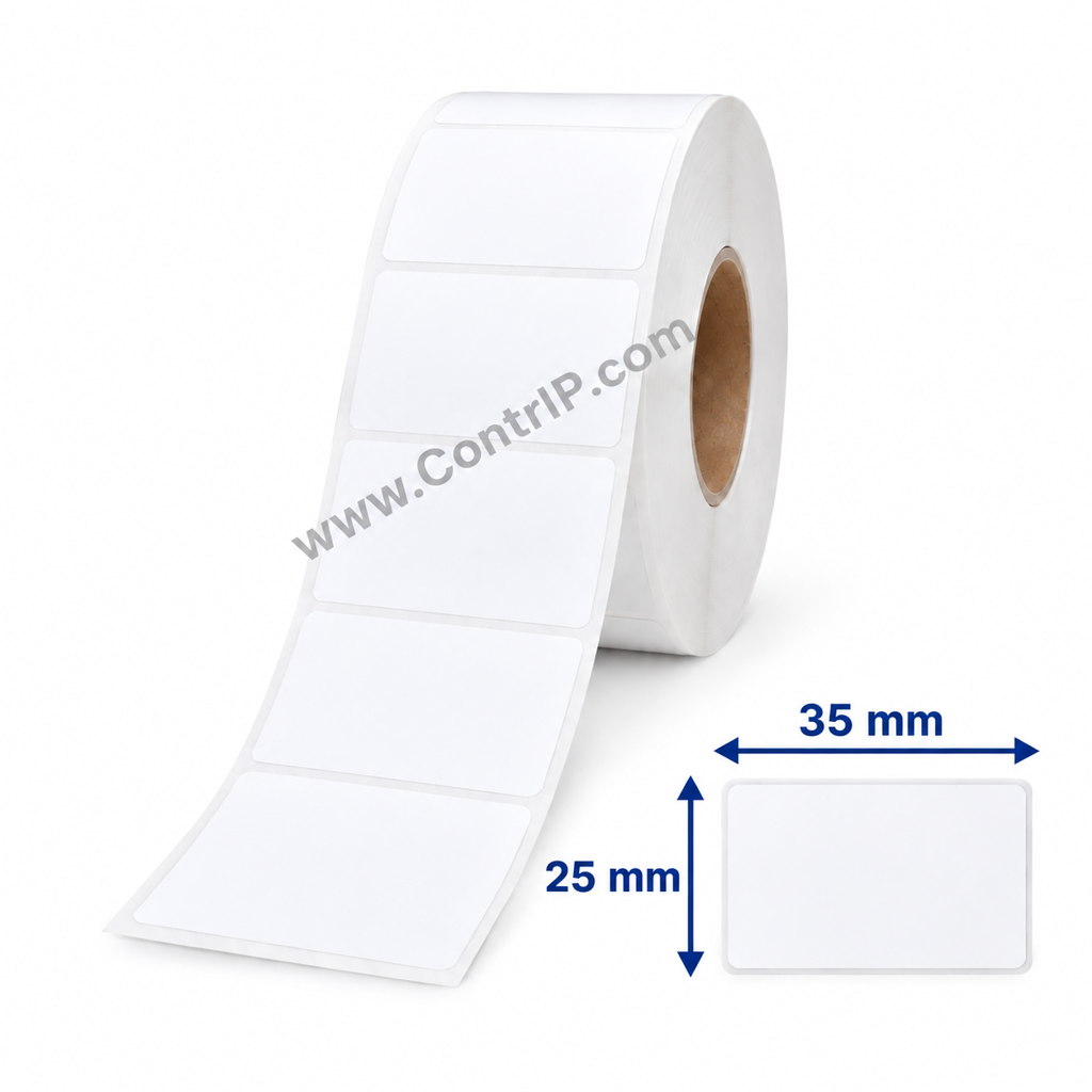 لیبل آزمایشگاهی ریموو سایز35×25 چسب نرمال