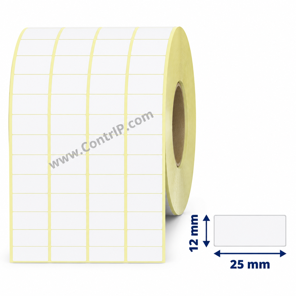 لیبل کاغذی سایز25×12
