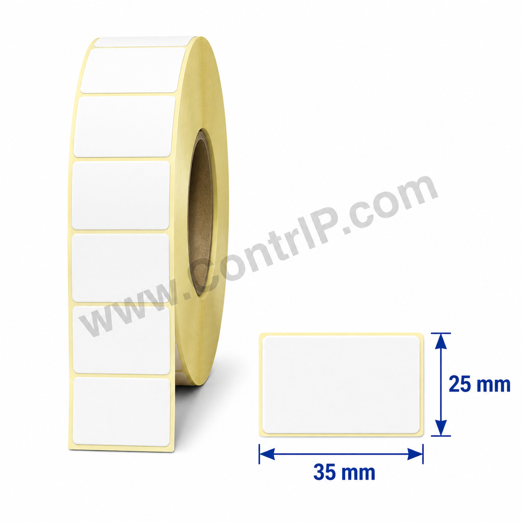 لیبل کاغذی سایز35×25 تک ستونه