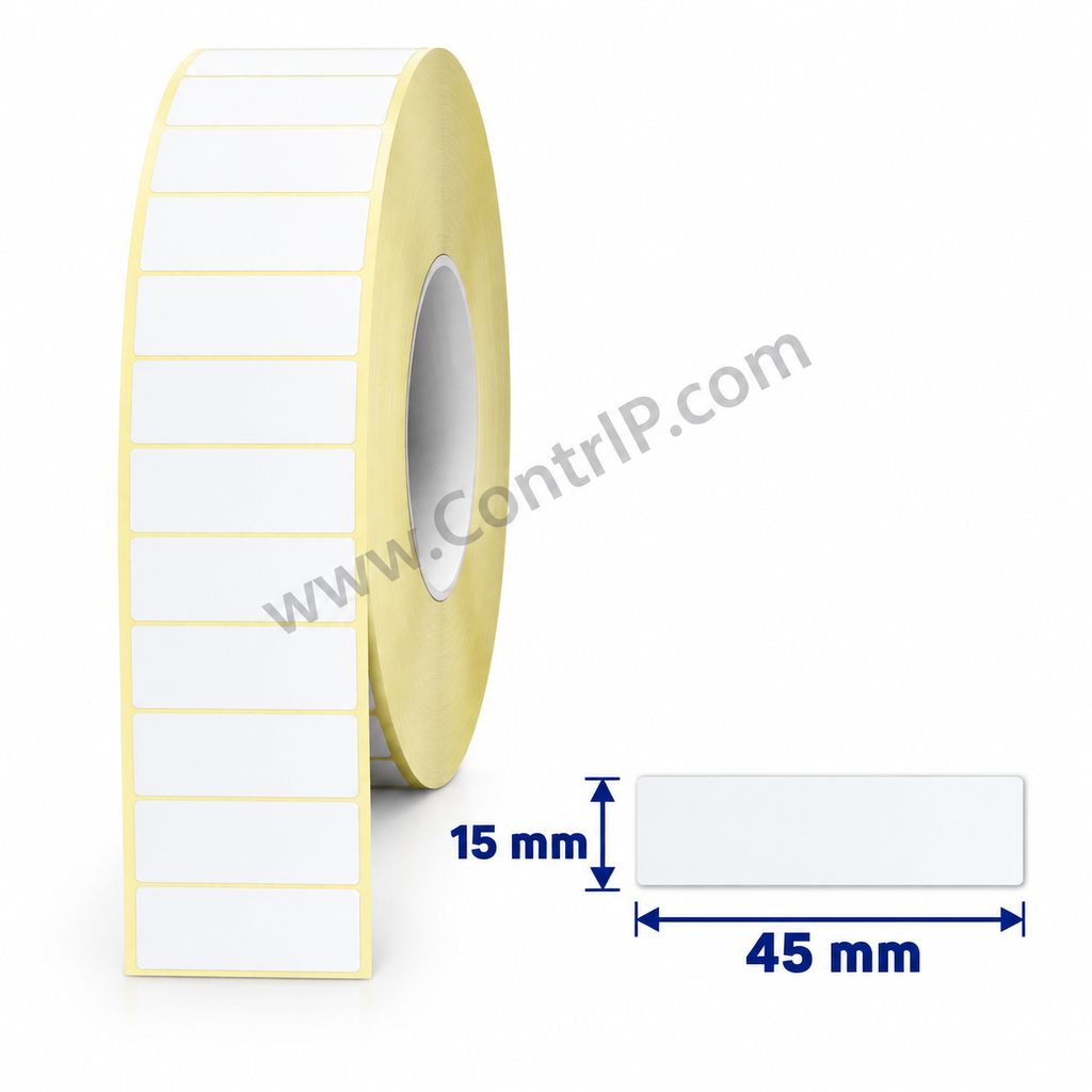 لیبل کاغذی سایز45×15