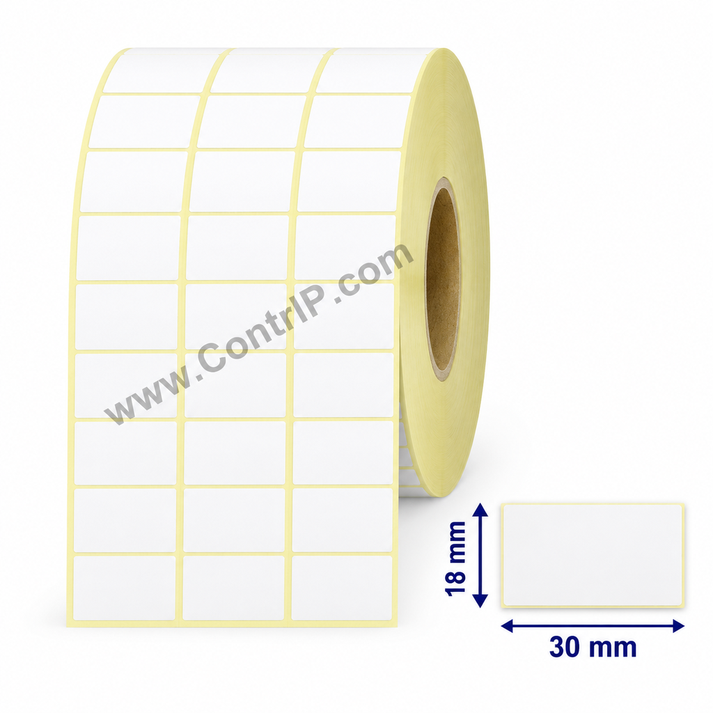 لیبل کاغذی سایز30×18