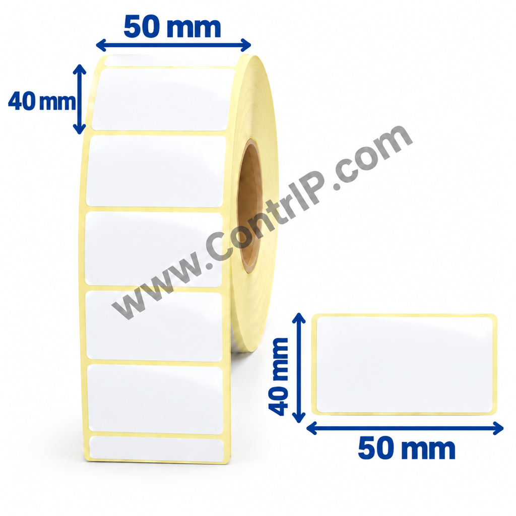 لیبل کاغذی حرارتی سایز50×40